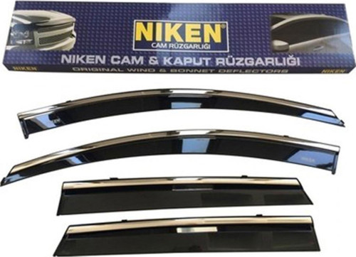 Opel Combo Niken Kromlu Cam Rüzgarlığı 4lü Set 2019 ve Üstü
