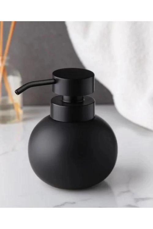 Gönül GNL 3118 Stoneware Siyah Seramik Sıvı Sabunluk 500 ml