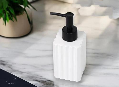 Gönül GNL 4861 Seramik Beyaz Sıvı Sabunluk 16x6.5 cm