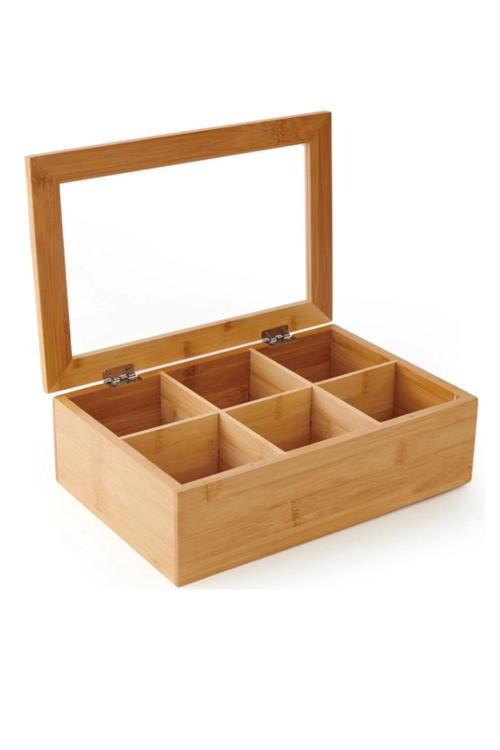 Gönül GNL3766 Bambu Çay Kutusu 24x16x7 cm
