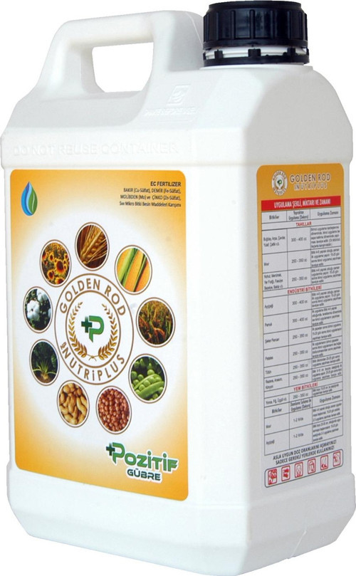 Npnutrıplus Golden Rod Buğday Mısır Vb. Çinkolu Kombi Başak Kalitesi Kardeşlenme Arttırır 5 Lt
