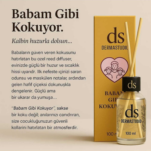 Babam Gibi Kokuyor Bambu Oda Kokusu 100 Ml – Kalıcı Ve Duygusal Koku