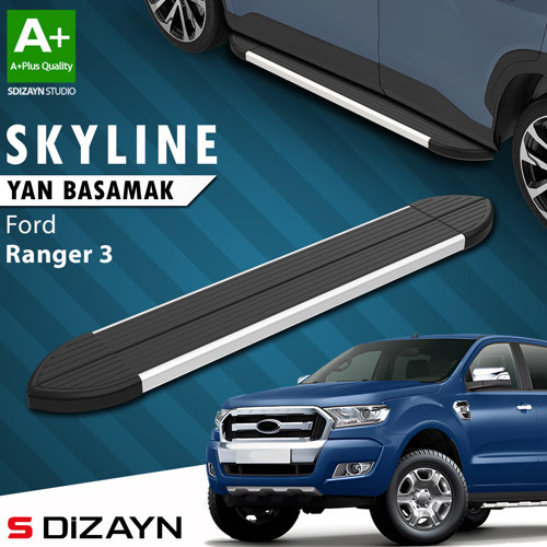 Ford Ranger 3 Skyline Aluminyum Yan Basamak 203 Cm 2012-2022 A+ Kalite