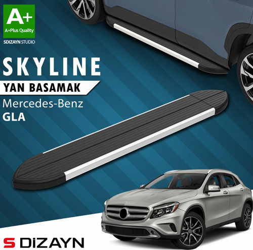 Mercedes GLA X156 Skyline Aluminyum Yan Basamak 183 Cm 2013-2020 A+ Kalite