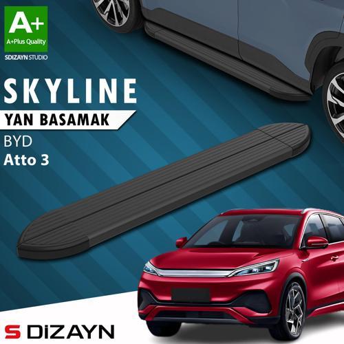 BYD Atto 3 Skyline Siyah Yan Basamak 193 Cm 2022 Üzeri A+ Kalite