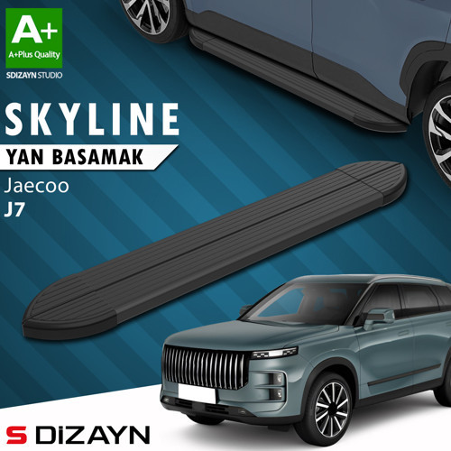 Jaecoo J7 Skyline Siyah Yan Basamak 183 Cm 2023 Üzeri A+ Kalite