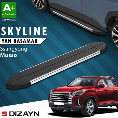 Ssangyong Musso Skyline Krom Yan Basamak 203 Cm 2018 Üzeri A+ Kalite