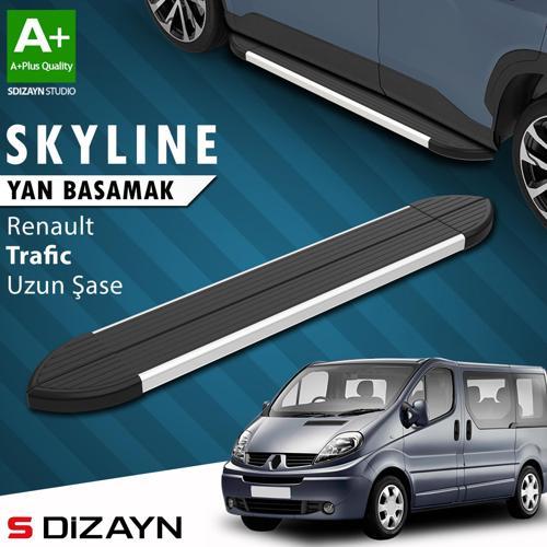 Renault Trafic 2 Uzun Şase Skyline Aluminyum Yan Basamak 263 Cm 2001-2014 A+ Kalite