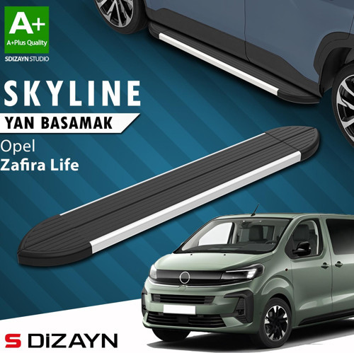 Opel Zafira Life Skyline Aluminyum Yan Basamak 213 Cm 2020 Üzeri A+ Kalite