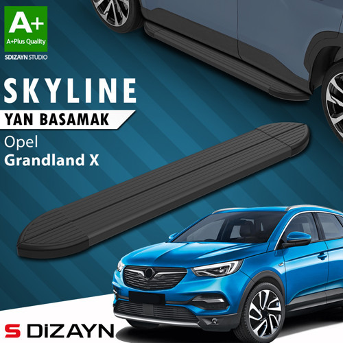 Opel Grandland X Skyline Siyah Yan Basamak 183 Cm 2017-2024 A+ Kalite
