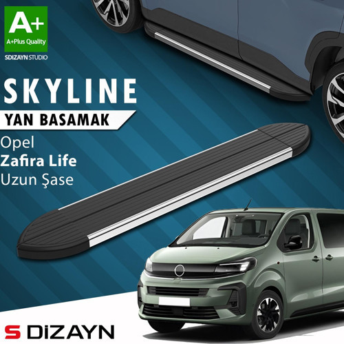 Opel Zafira Life Skyline Krom Yan Basamak 243 Cm 2020 Üzeri A+ Kalite
