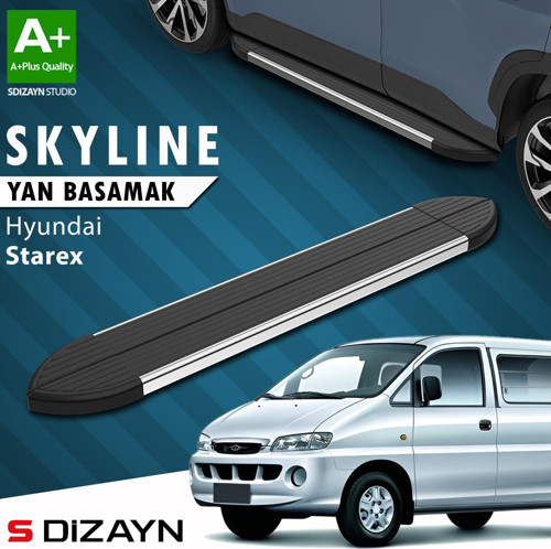 Hyundai H-1 Starex Skyline Krom Yan Basamak 193 Cm 1998-2007 A+ Kalite
