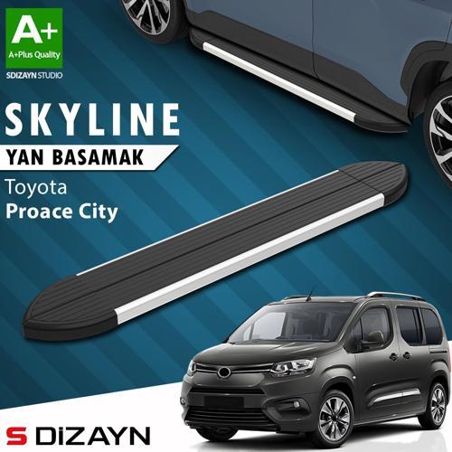 Toyota Proace City Kısa Şase Skyline Aluminyum Yan Basamak 203 Cm 2018 Üzeri A+ Kalite