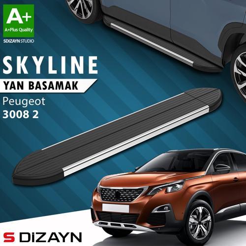 Peugeot 3008 2 Skyline Krom Yan Basamak 183 Cm 2016-2023 A+ Kalite