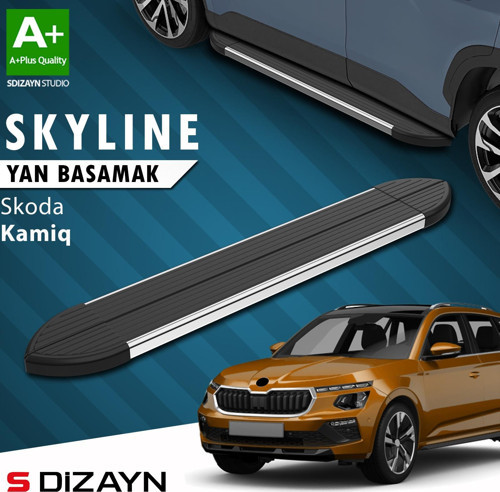 Skoda Kamiq Skyline Krom Yan Basamak 183 Cm 2019 Üzeri A+ Kalite
