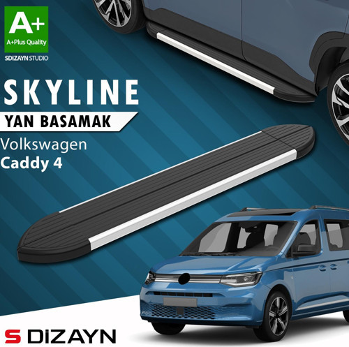 VW Caddy 4 Skyline Aluminyum Yan Basamak 193 Cm 2020 Üzeri A+ Kalite