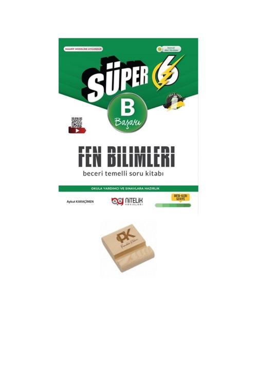 Nitelik Yayınları 6. Sınıf Süper B Serisi Fen Bilimleri Soru Bankası + Telefon Standı