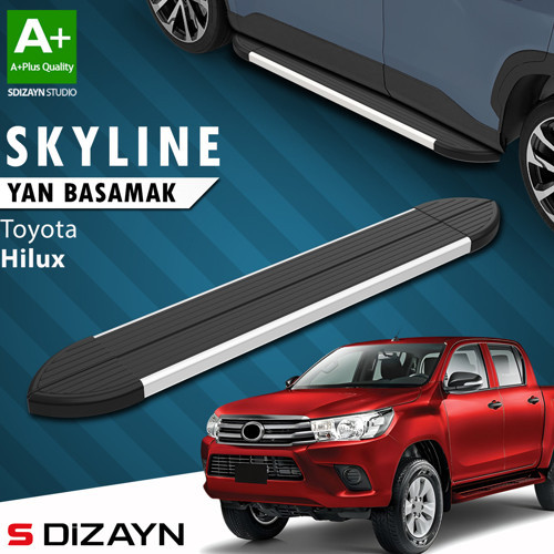 Toyota Hilux 8 Skyline Aluminyum Yan Basamak 203 Cm 2015 Üzeri A+ Kalite