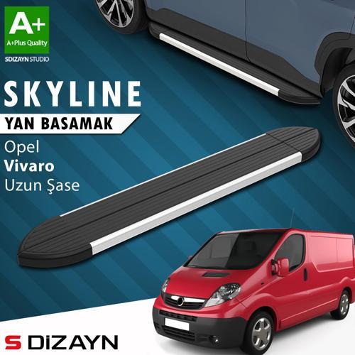 Opel Vivaro A Uzun Şase Skyline Aluminyum Yan Basamak 263 Cm 2001-2014 A+ Kalite