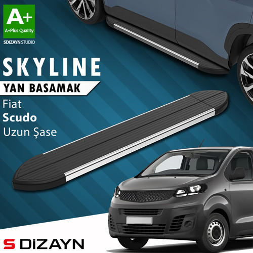 Fiat Scudo 3 Skyline Krom Yan Basamak 243 Cm 2020 Üzeri A+ Kalite