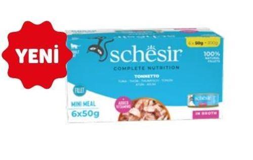 Tam ve Dengeli Ton Balığı Pişirme Suyunda Kedi Konservesi Multipack 6x50g