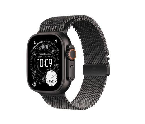 Watch Ultra 3 GPS + Cellular 49mm Siyah Titanyum Kasa ve Siyah Titanyum Milano Loop Kordon Akıllı Saat