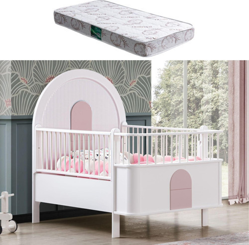 MDF Beşik, Venüs Büyüyen Beşik + 1 Adet Comfort Yatak 90x130