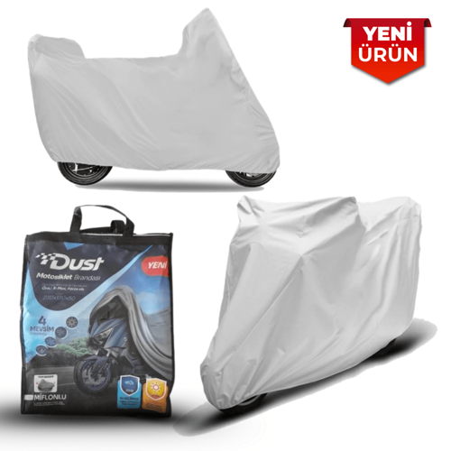 4 Mevsim Motosiklet Brandası, Su Geçirmez Müflonlu Dış Mekan Araç Örtüsü, Moto Branda