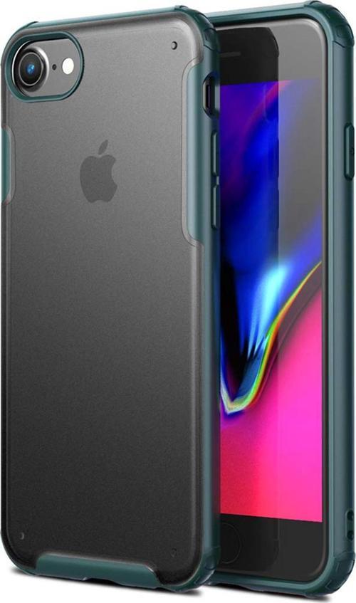 Apple iPhone 6 Kılıf Frosted Frame Yeşil