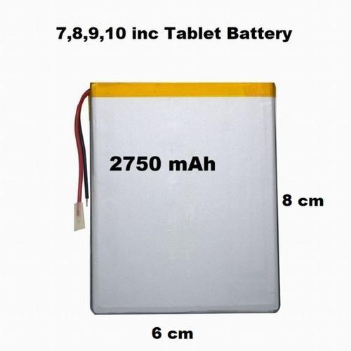 3.7 Volt 2750 mAh Tablet Batarya Pil