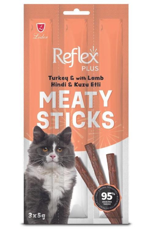 Plus Kedi Ödül Sticks Hindi & Kuzu 20 PAKET