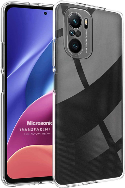 Xiaomi Redmi K40 Kılıf Transparent Soft Beyaz