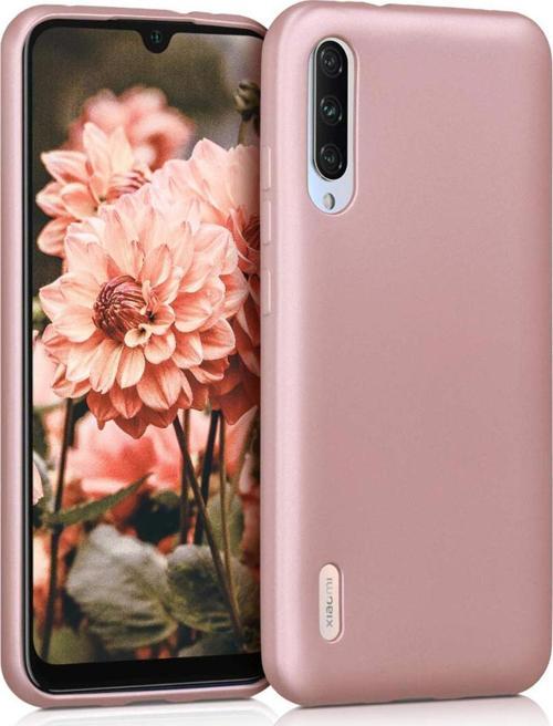 Matte Silicone Xiaomi Mi 9 Lite Kılıf Rose Gold