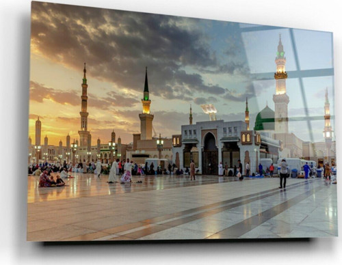 Medine Cam Tablo | Modern Dekoratif Cam Tablo