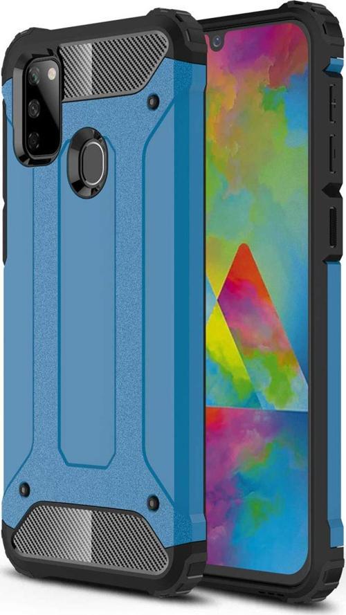 Samsung Galaxy M30s Kılıf Rugged Armor Mavi