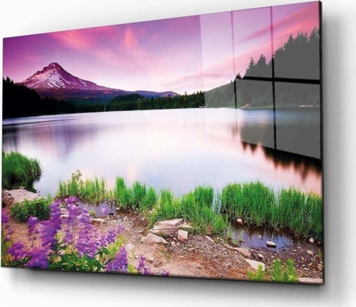 Doğa Manzara Cam Tablo 4Mm Dayanıklı Temperli Cam