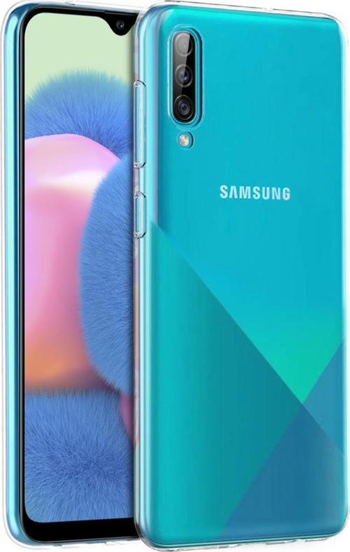 Samsung Galaxy A30s Kılıf Transparent Soft Beyaz