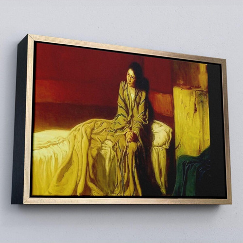 Çerçeveli Müjde Henry Ossawa Tanner Kanvas Tablo, Klasik Sanat-5398