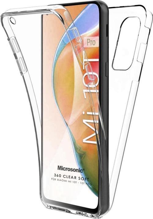 Xiaomi Mi 10T Kılıf 6 Tarafı Tam Full Koruma 360 Clear Soft Şeffaf