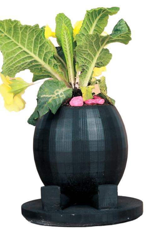 Çiçek Saksısı Beyaz Beton Saksı Model Saksı1