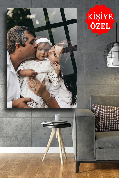14 Şubat Sevgililer Günü Ve Kişiye Özel Ev, Ofis Hediyesi Kırılmaz Temperli Lüks Cam Tablo