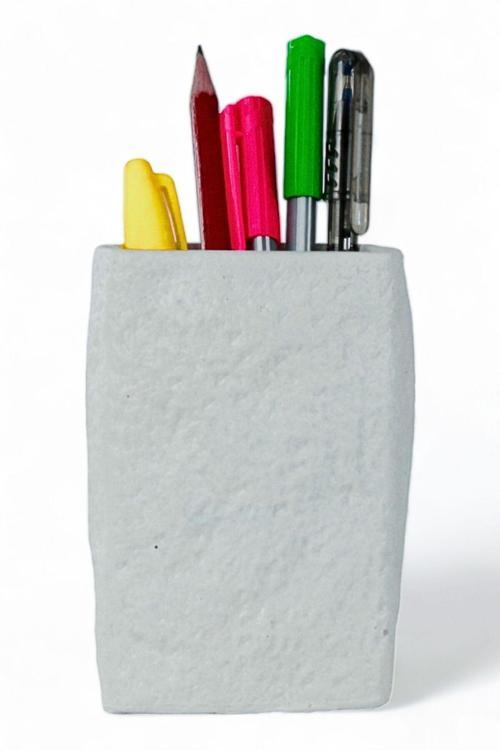 Kalemlik Beyaz Renk Masa Kalemliği Organizer Kalemlik Model 7