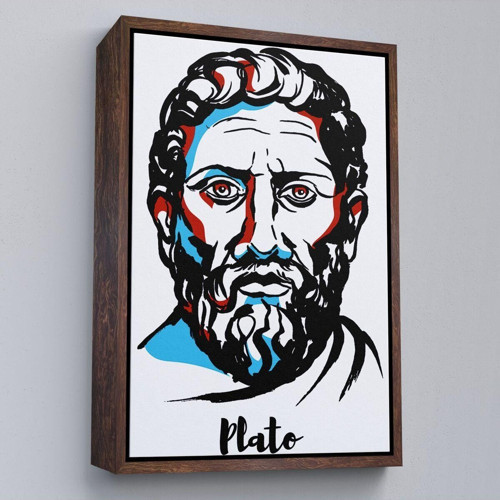 Çerçeveli Plato Dekoratif Kanvas Tablo-5970