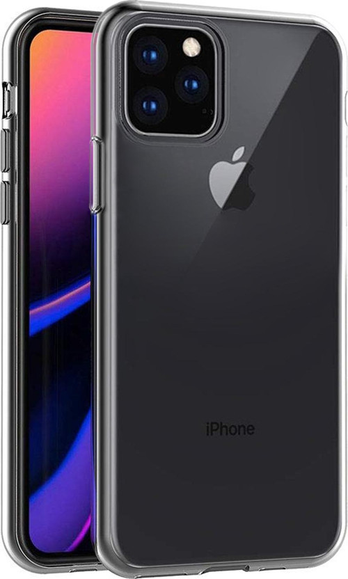 Apple iPhone 11 Pro Max (6.5'') Kılıf Transparent Soft Beyaz