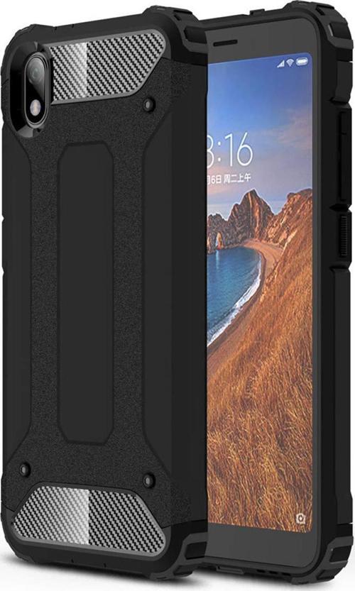 Xiaomi Redmi 7A Kılıf Rugged Armor Siyah