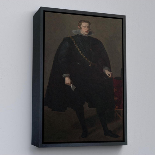 Çerçeveli Velazquez Diego - Philip Iv İspanya Ve Portekiz Kralı Tablosu-7368