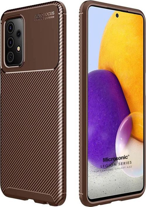 Samsung Galaxy A52 Kılıf Legion Series Kahverengi