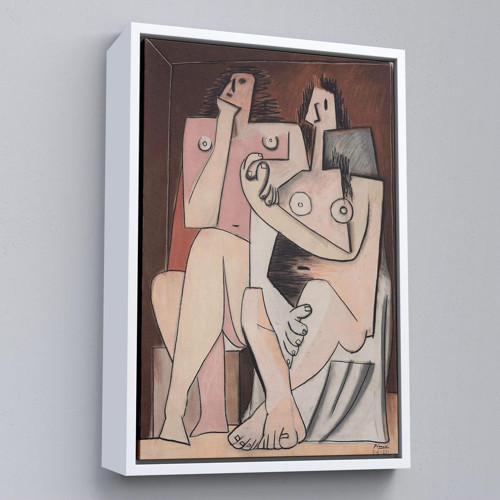Çerçeveli Pablo Picasso - Adam Ve Kadın Soyut Tablosu - Homme Et Femme-7329