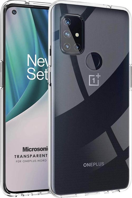 OnePlus Nord N10 5G Kılıf Transparent Soft Beyaz