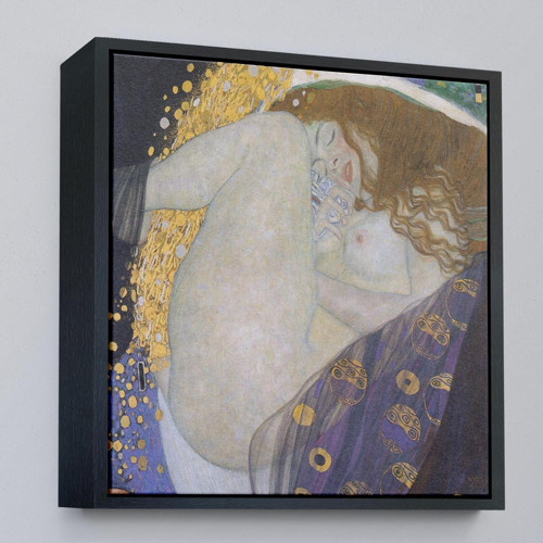 Çerçeveli Gustav Klimt'İn Danae Tablosu-8318